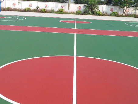 婺城 小区篮球场翻新施工整改及各类球场地面